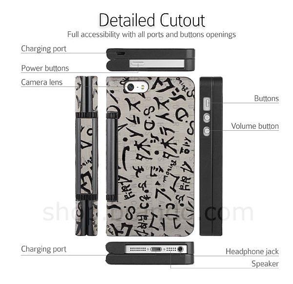 Graffiti iPhone 5 Keyboard Case