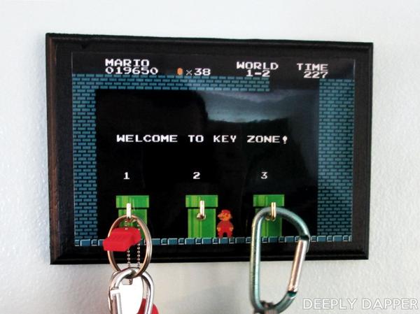 Retro Video Game Inspired Key Holder