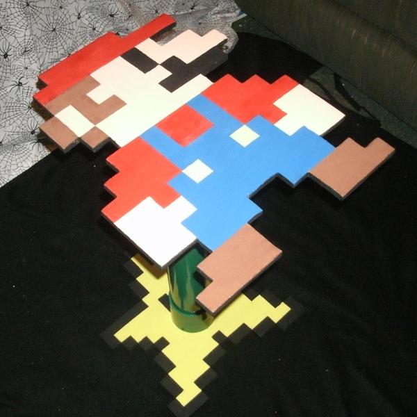 Super Mario Shaped Side Table