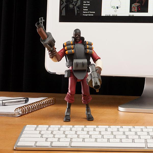Team Fortress 2 Demoman and Pyro Action Figures