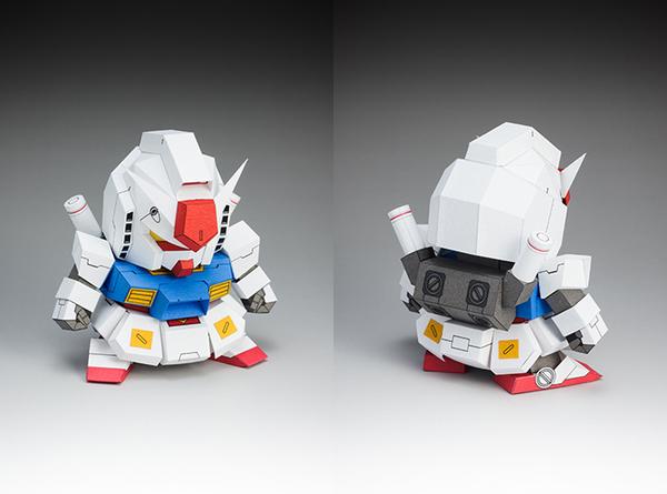 The 5cm Gundam Papercrafts