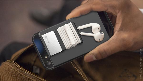 The Cling iPhone 5 Case with Headphone Cord Organizer