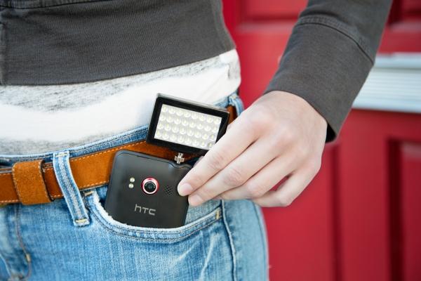 The Pocket Spotlight for Smartphone, Tablet and Camera