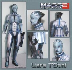 Mass Effect Character Paper Crafts