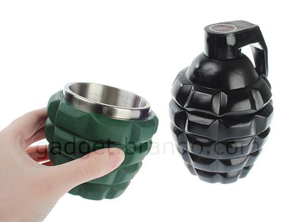 The Huge Grenade Shaped Coffee Mug with LED Lights