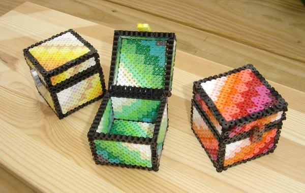 The Handmade 8-Bit Treasure Chest Inspired by Minecraft