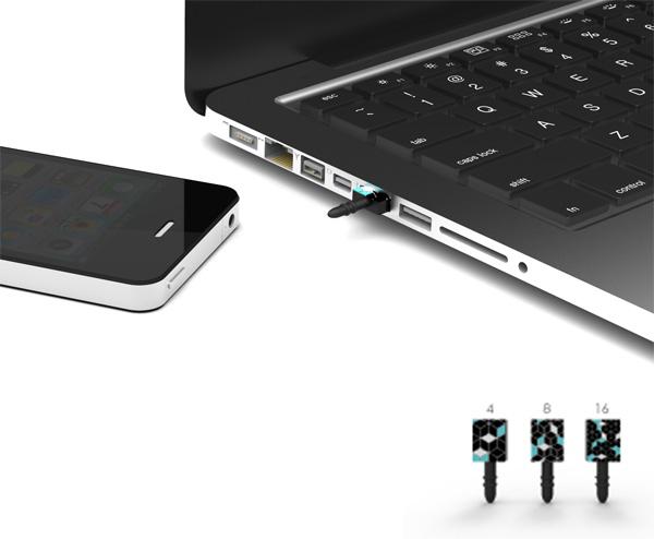 Brick USB Flash Drive Design Concept