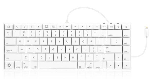 Macally Wired Keyboard for iPhone iPad and iPod Touch
