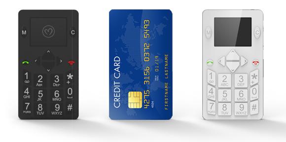 Micro-Phone Credit Card Sized Cell Phone