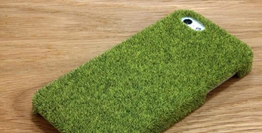Shibaful iPhone 5 Case With Real Grass Texture