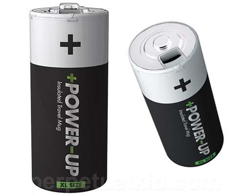 Power Up Battery Travel Mug