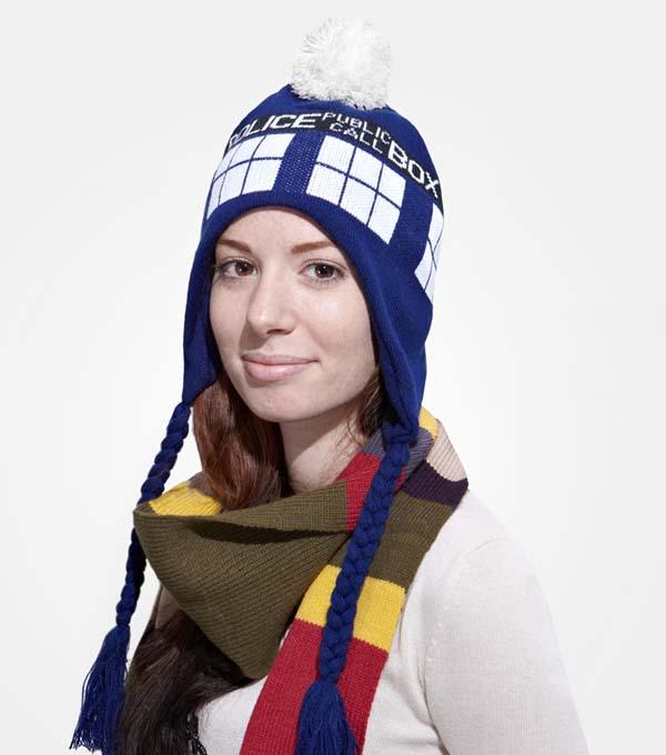 Doctor Who TARDIS Knitted Hat
