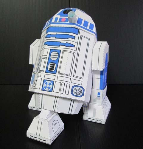 Make Your Own R2-D2 Papercraft