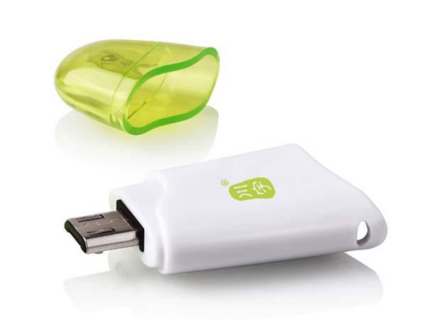 The 2-In-1 USB Card Reader for Computer and Smartphone