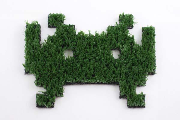 Green Grass Space Invaders Coaster Set