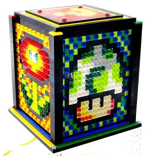 Make Your Own Mosaic LEGO Lamps