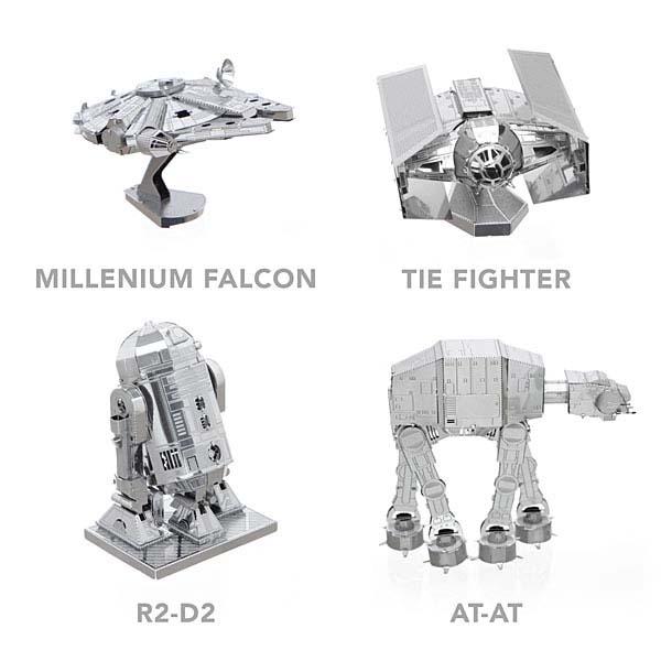 Star Wars Miniature Metal Model Kits