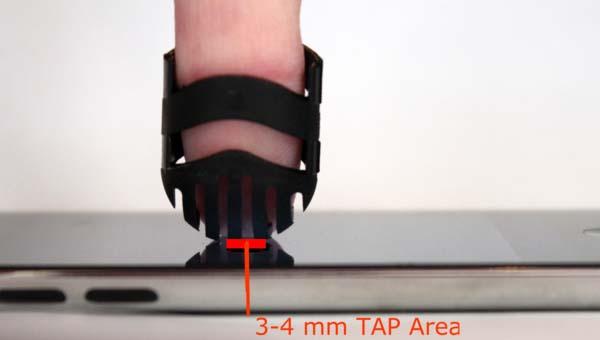 Taptool Wearable Accessory for Improved Touchscreen Experience