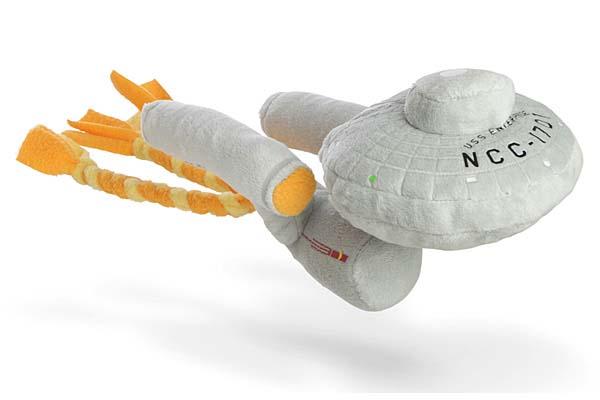Star Trek Enterprise Plush Chew Toy for Dogs