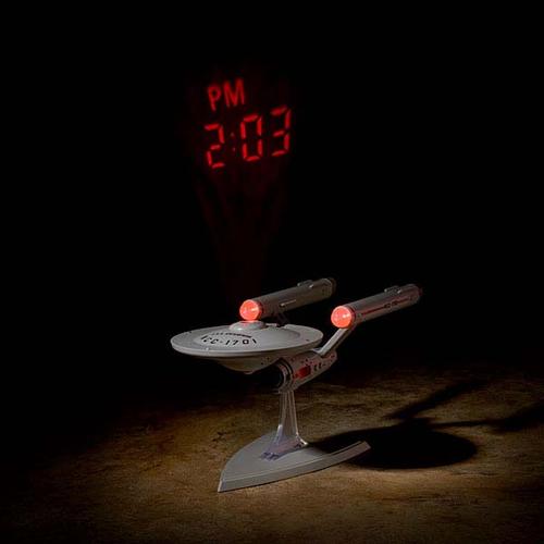 Star Trek USS Enterprise Projection Alarm Clock