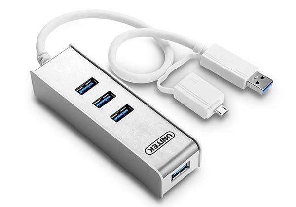 The USB 3.0 Hub with OTG Adapter