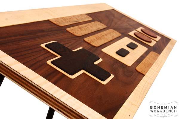 The Handmade NES Controller Coffee Table