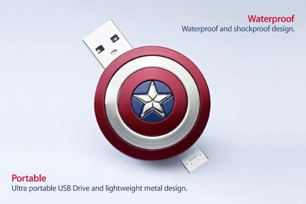 The Captain America 2 OTG USB Flash Drive