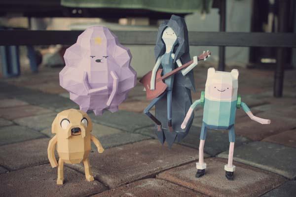 Adventure Time Paper Crafts