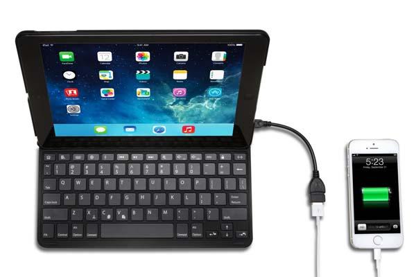 Kensington KeyFolio Thin X3 iPad Air Keyboard Case with Backup Battery