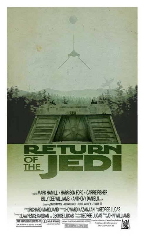 Star Wars Trilogy Alternative Poster Set
