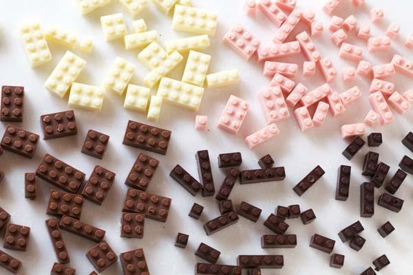 Edible Chocolate LEGO Bricks