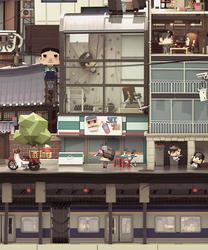 The Awesome Papercraft Styled Illustration Shows The City Life in Seoul