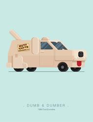 The Art Prints Show The Cars from Famous Movies