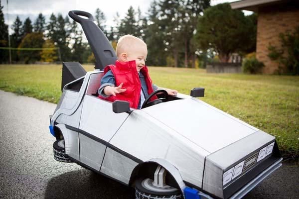 Back to the Future DeLorean Push Car