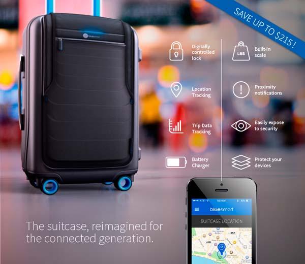 Bluesmart Smart Carry-On Luggage