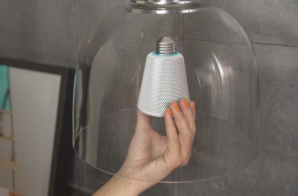 Lightcast Smart Bulb with Bluetooth Speaker and Intercom