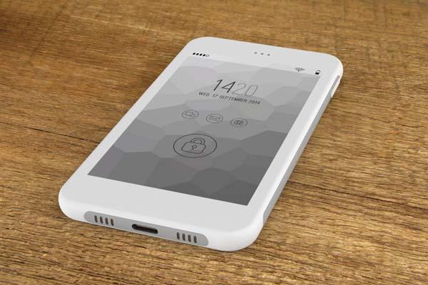 The Affordable E-ink Smartphone Design Concept
