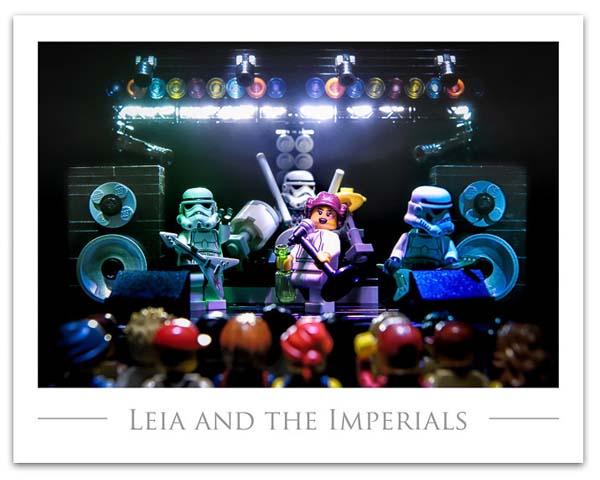 The Art Prints Show The Life of Star Wars LEGO Minifigures