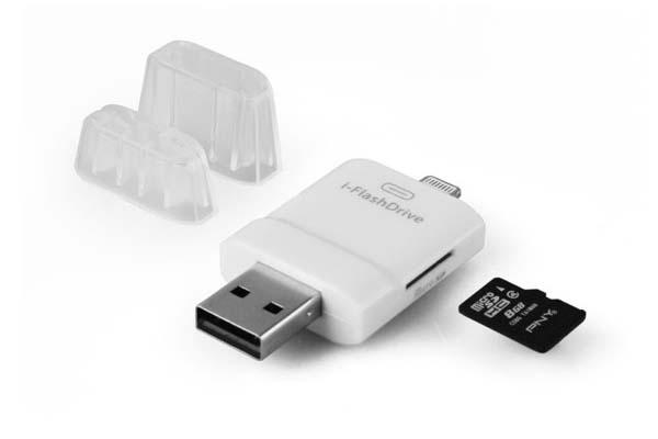 The i-FlashDrive USB Flash Drive for Lightning Enabled iOS Devices