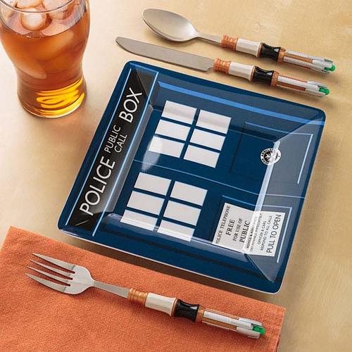 Doctor Who Sonic Screwdriver Cutlery Set
