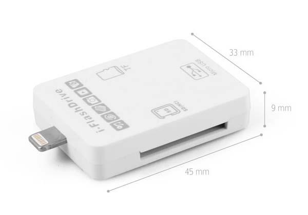 i-FlashDrive II Memory Card Reader for iPhone and iPad