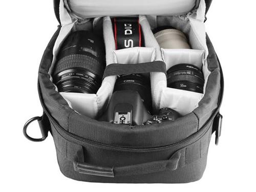 The Flexible Comparment DSLR Camera Bag with Rain Cover