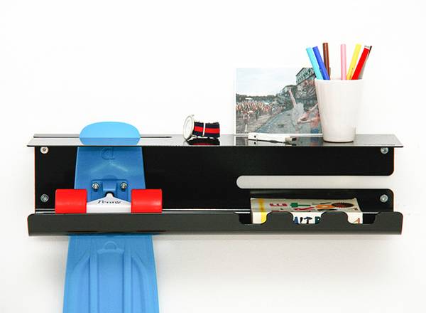 Wall Ride Wall Shelf Supports Your Skateboard