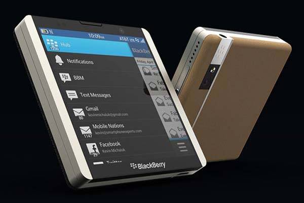 Concept BlackBerry L Smartphone with a Rotary Keyboard