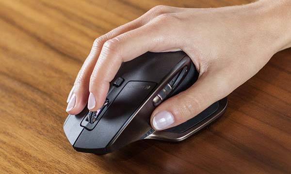 Logitech MX Master Wireless Mouse with a Unique Side Thumb Wheel