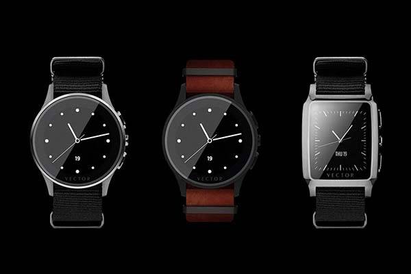 Vector Smartwatch Features 30 Day Battery Life
