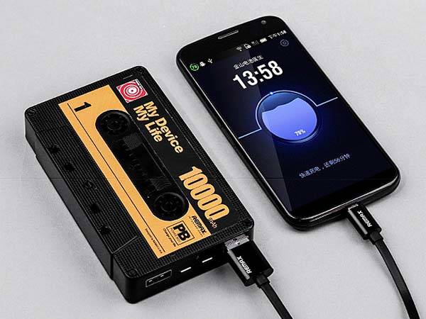Remax Cassette Tape Shaped Power Bank