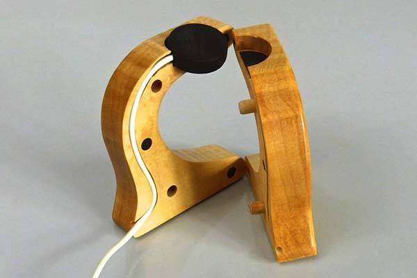 The Handmade Apple Watch Stand for Docking and Charging
