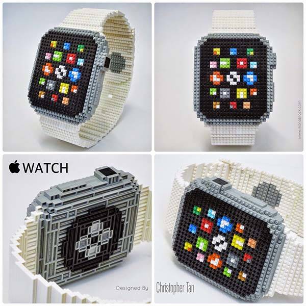 The Apple Watch Built with 800 Nanoblocks
