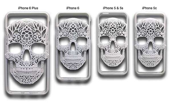 The 3D Printed Skull iPhone 6 and 6 Plus Cases